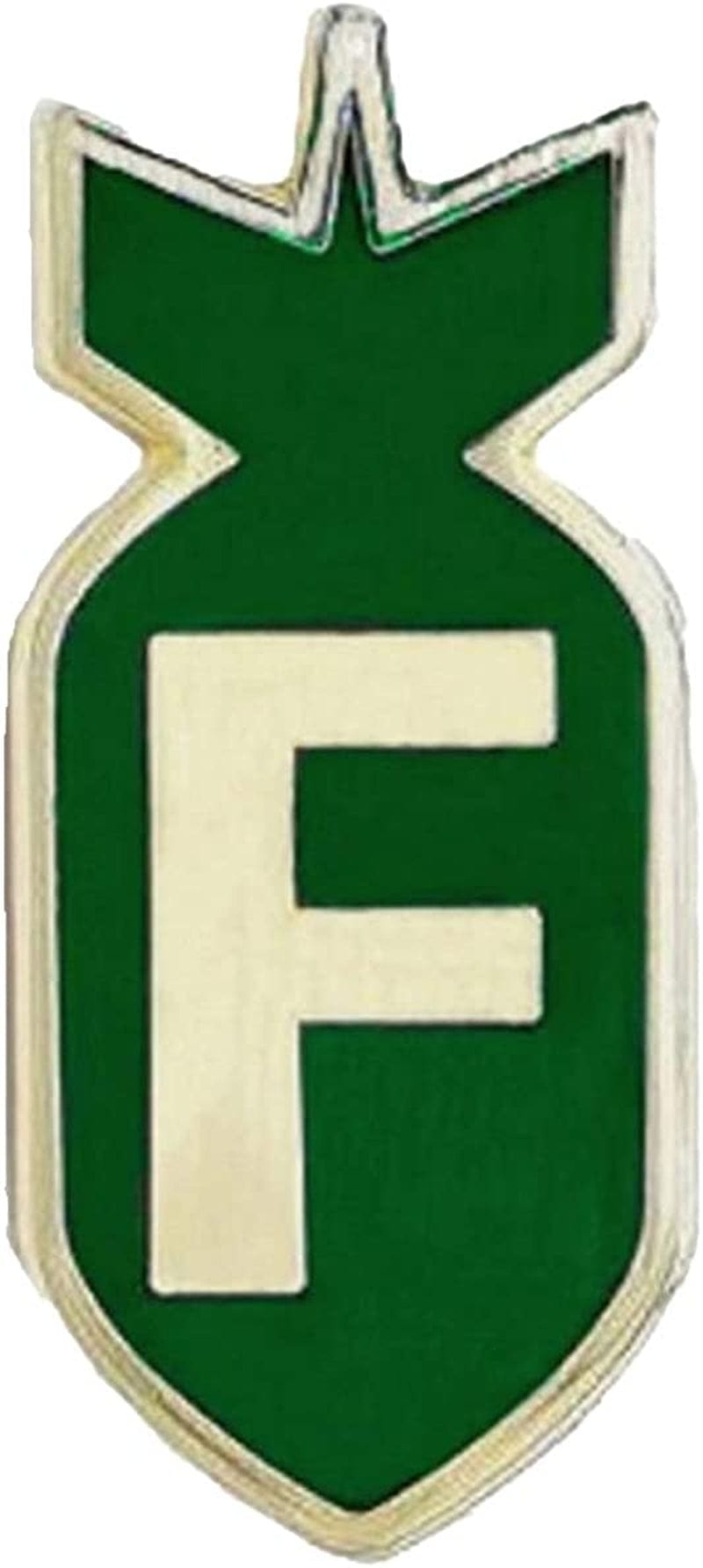 BASTION Lapel Pin (F Bomb) Enamel Brooch Badge with Clutch Backing | Collectible Funny Cool Meme for Clothing Backpack Hat Jacket Gift (Green)