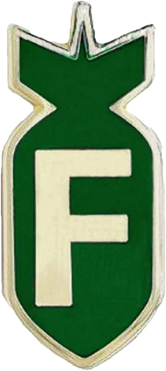 BASTION Lapel Pin (F Bomb) Enamel Brooch Badge with Clutch Backing | Collectible Funny Cool Meme for Clothing Backpack Hat Jacket Gift (Green)