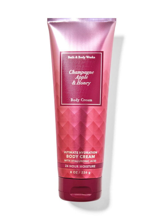 Bath and Body Works 2 Pack Champagne Apple & Honey Ultra Shea Body Cream 8 Oz. Health & Beauty > Personal Care > Cosmetics > Bath & Body Bath & Body Works   