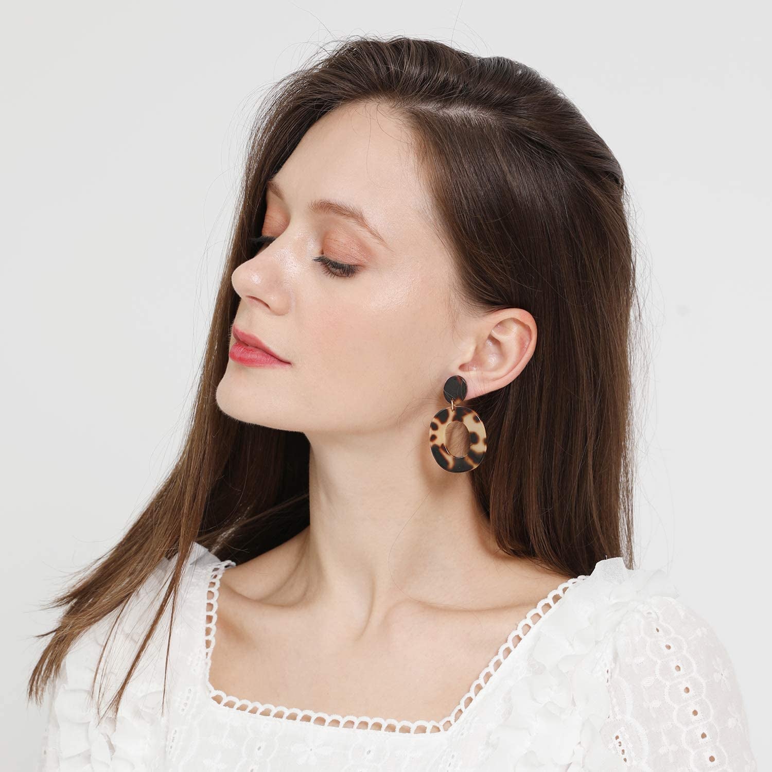 Earrings Set for Women Girls, Funtopia 61 Pairs Fashion Tassel Earrings Acrylic Hoop Stud Drop Dangle Earrings for Birthday Party Gift, Assorted Styles and Colors Apparel & Accessories > Jewelry > Earrings Funtopia   