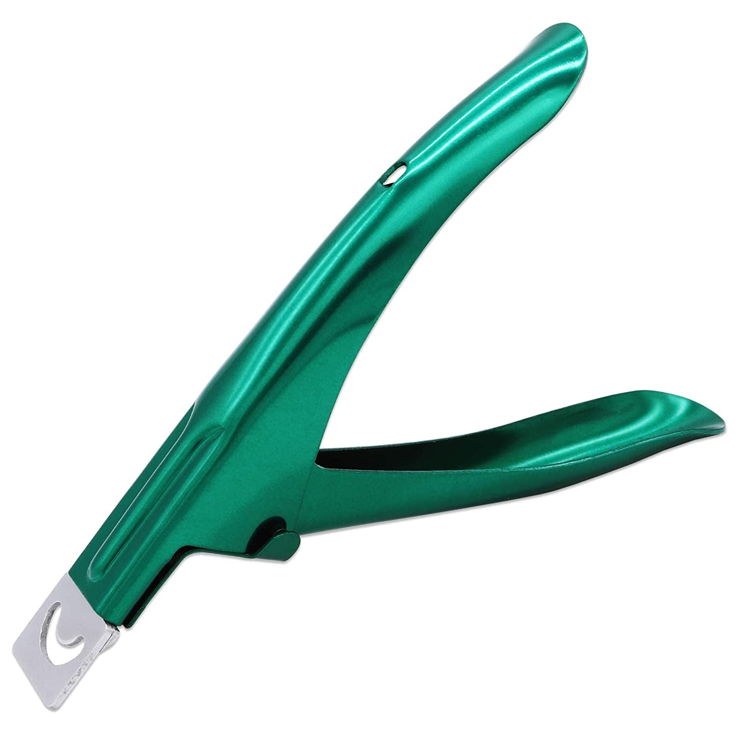 PANA USA Professional Stainless Steel Acrylic Nail Tips Clipper Cutter - False Nails/Fake Nails/Artificial Nails Trimmers for Nail Manicure Pedicure, Clip Tool for Home Nail Art DIY (Silver) Health & Beauty > Personal Care > Cosmetics > Cosmetic Tools > Nail Tools Pana Metallic Green  