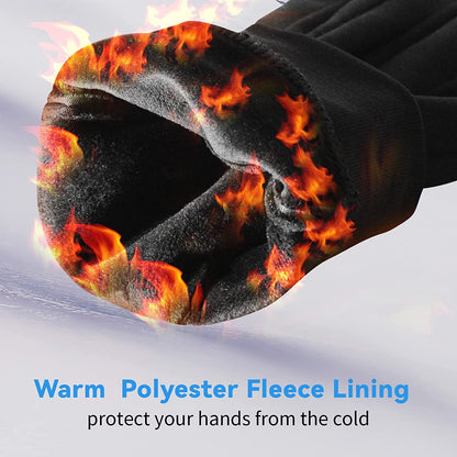 SUOYANA Winter Gloves Touch Screen Gloves Warm Waterproof Windproof Full Palm Non-Slip Lightweight for Women and Men Running,Walking,Cycling,Driving in Cold Weather Apparel & Accessories > Clothing Accessories > Gloves & Mittens SUOYANA   