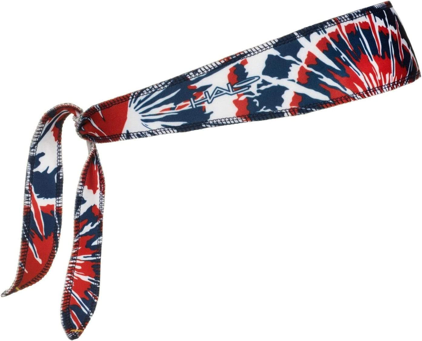 Halo Headband Halo I- Custom Fit- Tie Sweatband Pullover for Men and Women, No Slip with Moisture Wicking Dryline Fabric Apparel & Accessories > Clothing Accessories > Bandanas & Headties Halo Headband RED WHITE & BLUE TIE DYE  