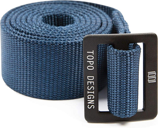 Topo Designs Web Belt Apparel & Accessories > Clothing Accessories > Belts Topo Designs Blue  