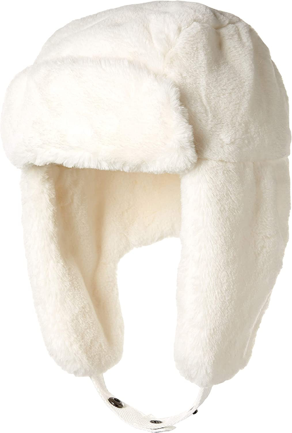 Essentials Women'S Faux Fur Trapper Hat Apparel & Accessories > Clothing Accessories > Hats KYLIE MAX Ivory One Size 