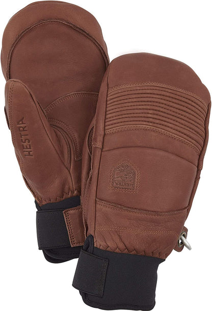 Hestra Leather Fall Line - Short Freeride Snow Mitten with Superior Grip for Skiing, Snowboarding and Mountaineering Apparel & Accessories > Clothing Accessories > Gloves & Mittens Hestra Brown 10 