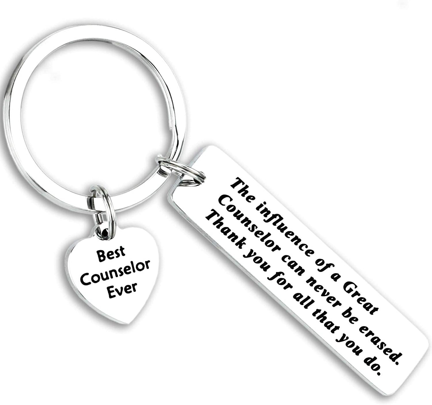 Kivosliviz Counselor Gifts Thank You Gifts for Counselors Best Counselor Ever School Counselor Jewelry Apparel & Accessories > Jewelry > Bracelets Anrrion the influence keychain  
