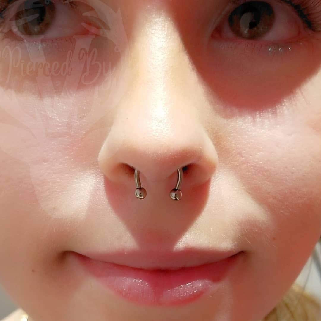 D.Bella 16G 14G Variety of Sizes Horseshoe Rings Surgical Steel Nose Septum Horseshoe Hoop Earring Eyebrow Tragus Lip Rings Daith Helix Piercing Jewelry for Women Men 6-12Mm Smily Piercing Jewelry Apparel & Accessories > Jewelry > Rings D.Bella   