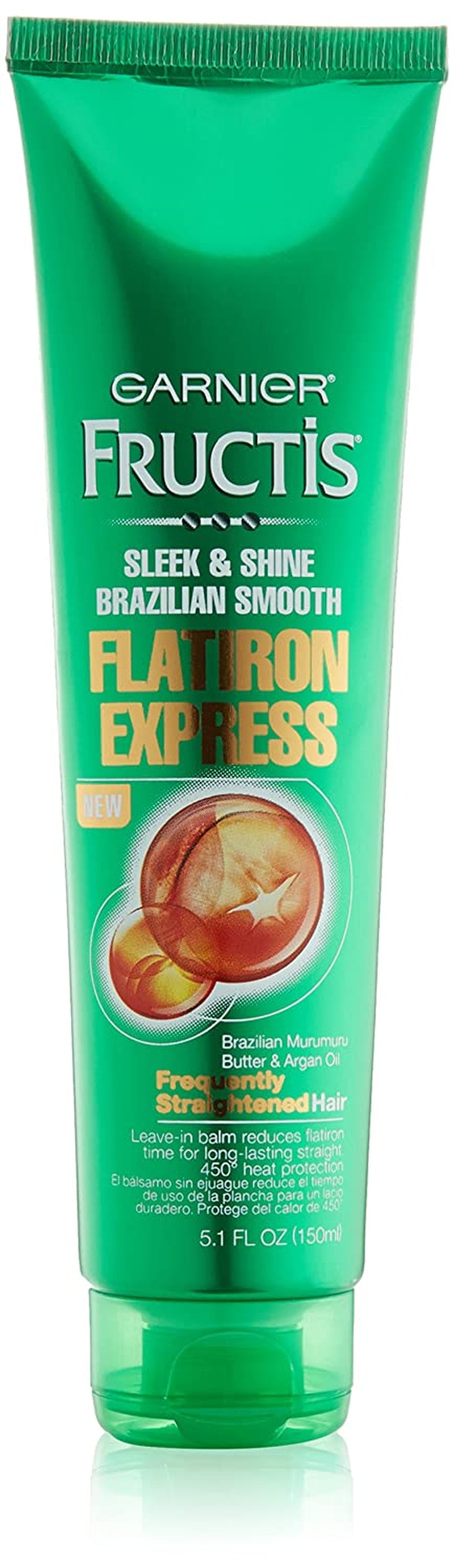 Garnier Hair Care Fructis Brazilian Smooth Flatirion Express, Difficult to Straighten Hair, 5.1 Fluid Ounce Health & Beauty > Personal Care > Hair Care Garnier   