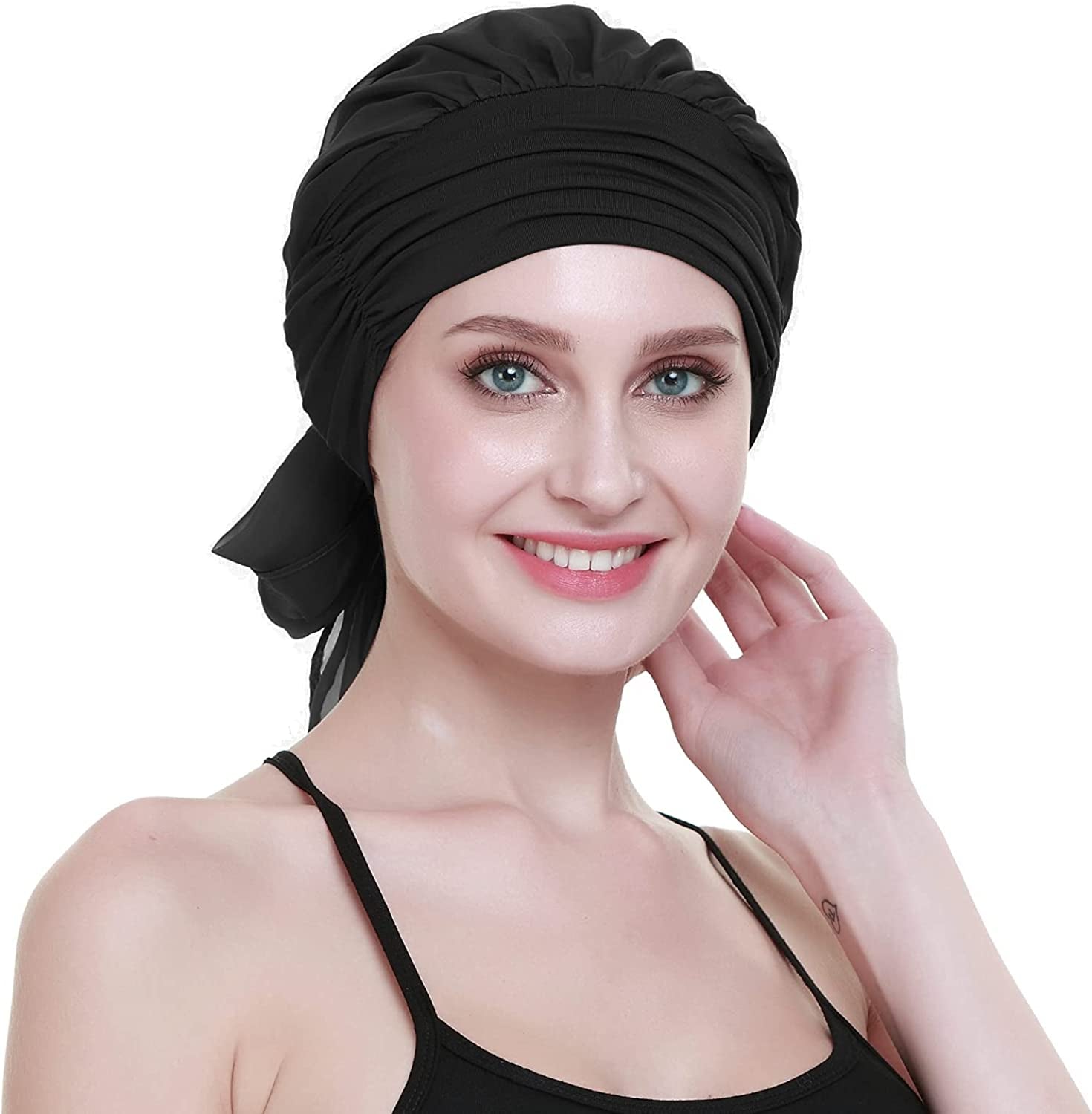 Chemo Headwear Headwrap Scarf Cancer Caps Gifts for Hair Loss Women Apparel & Accessories > Clothing Accessories > Bandanas & Headties FocusCare   
