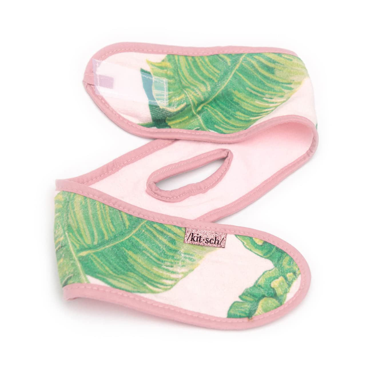 Kitsch Spa Headband for Women, Makeup Headband, Multi-Functional Head Band, Skincare Headband, Face Washing Headband for Women, Microfiber Headband (Palm Leaves) Apparel & Accessories > Clothing Accessories > Bandanas & Headties Kitsch   