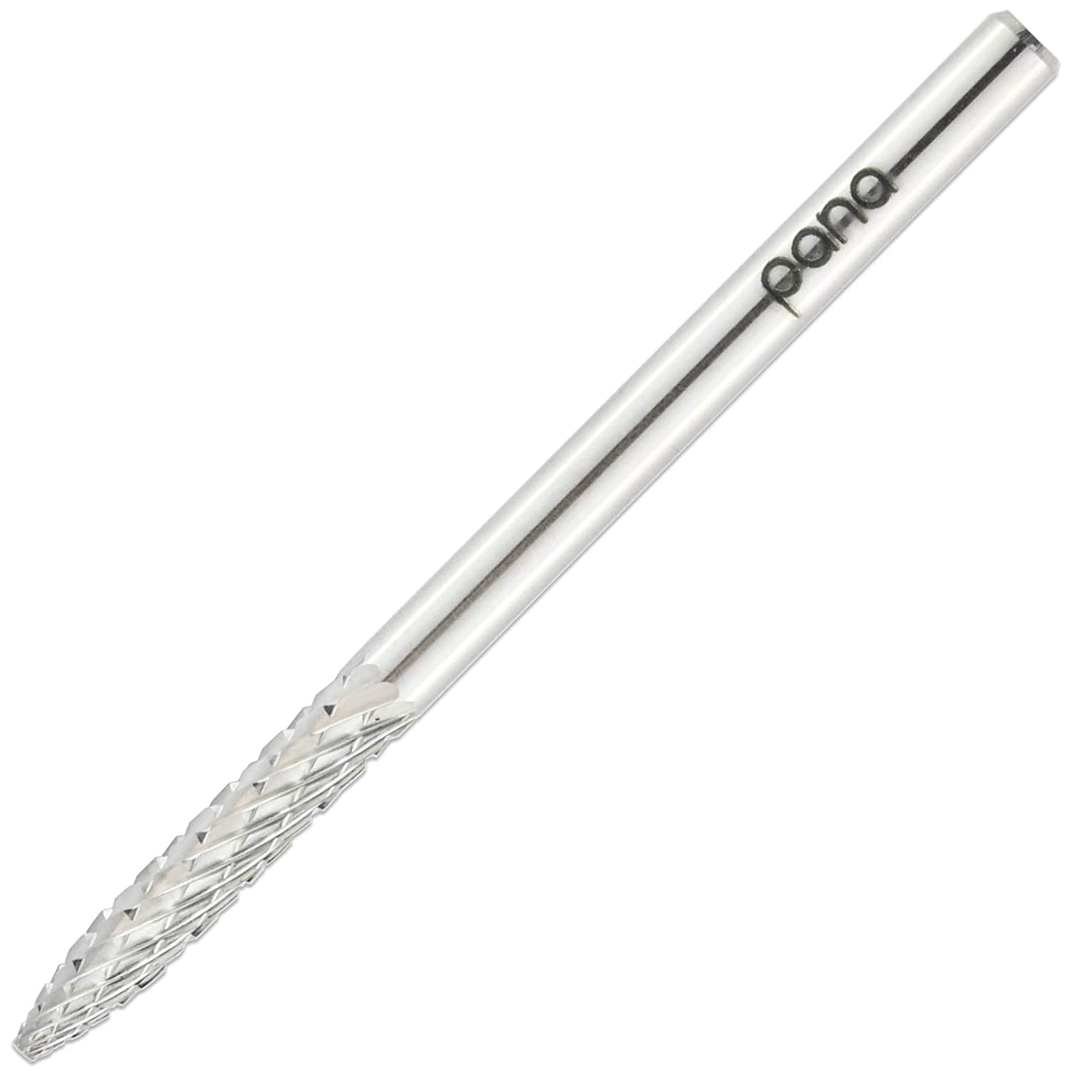 Premium PANA 3/32" Cuticle Clean Nail Carbide Bit for Professional, Nail Salon, Nail Trimmer, under Nail Cleaner, Electric Drill Machine, Manicure Tools (Silver-Snake Head, Fine) Health & Beauty > Personal Care > Cosmetics > Cosmetic Tools > Nail Tools PANA Silver-UNC Fine 