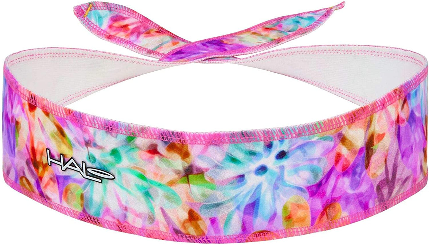 Halo Headband Halo I- Custom Fit- Tie Sweatband Pullover for Men and Women, No Slip with Moisture Wicking Dryline Fabric Apparel & Accessories > Clothing Accessories > Bandanas & Headties Halo Headband BLUR  