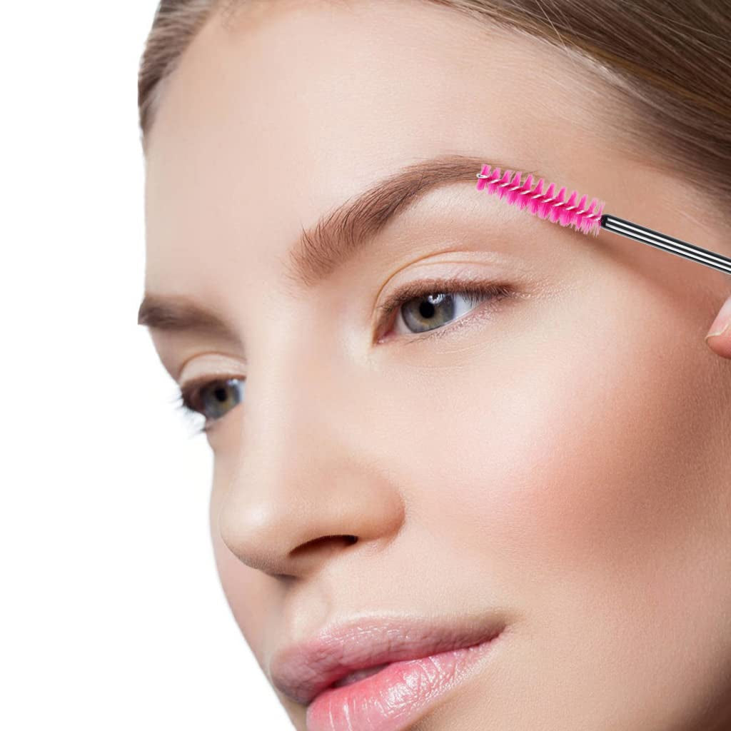 SWKJ 60 PCS Disposable Eyelash Brushes Eyebrow Castor Oil Brush Mascara Wands Cosmetic Makeup Tools (Rose Red) Health & Beauty > Personal Care > Cosmetics > Cosmetic Tools > Skin Care Tools nnaa   