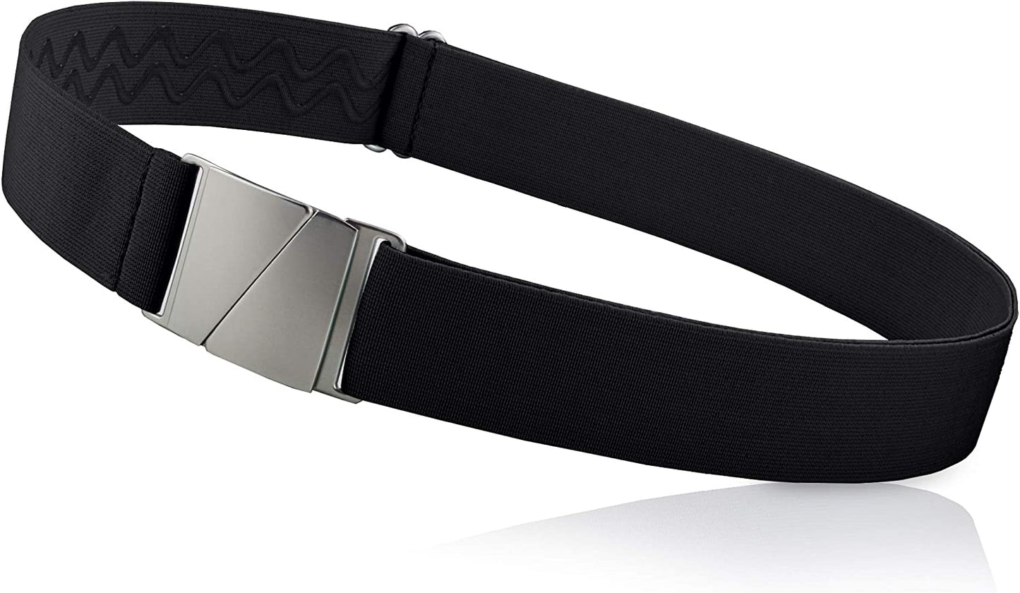 No Show Invisible Elastic Belts for Women & Men Non Slip Fits Waist Upto 50 Inch. Apparel & Accessories > Clothing Accessories > Belts ONE-BELT Black  