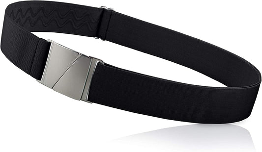 No Show Invisible Elastic Belts for Women & Men Non Slip Fits Waist Upto 50 Inch. Apparel & Accessories > Clothing Accessories > Belts ONE-BELT Black  