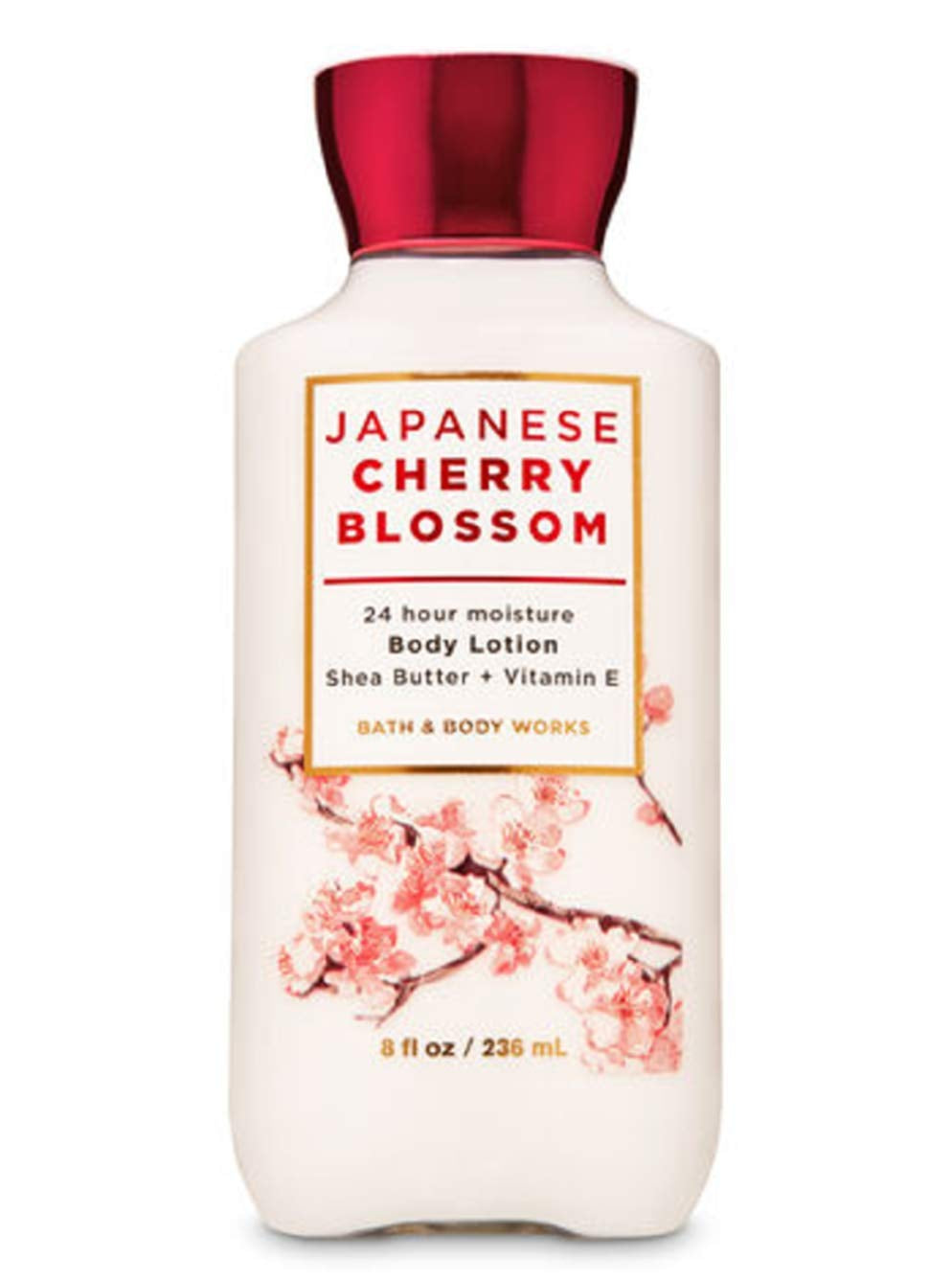 Bath and Body Japanese Cherry Blossom 24 Hour Moisture Super Smooth Body Lotion with Shea Butter, Coconut Oil and Vitamin E 8 Fl Oz / 236 Ml Health & Beauty > Personal Care > Cosmetics > Bath & Body RocksOnly   