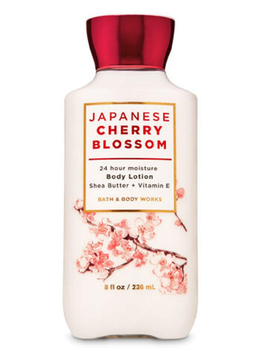 Bath and Body Japanese Cherry Blossom 24 Hour Moisture Super Smooth Body Lotion with Shea Butter, Coconut Oil and Vitamin E 8 Fl Oz / 236 Ml Health & Beauty > Personal Care > Cosmetics > Bath & Body RocksOnly   