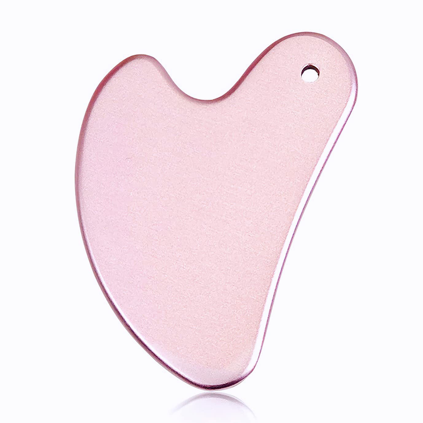 ROISOOT Upgrade Gua Sha Stainless Steel Tool for Face, Massage Scraper for Facial Skin Care (Metallic Luster) Health & Beauty > Personal Care > Cosmetics > Cosmetic Tools > Skin Care Tools ROISOOT Pink  