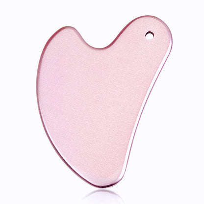 ROISOOT Upgrade Gua Sha Stainless Steel Tool for Face, Massage Scraper for Facial Skin Care (Metallic Luster) Health & Beauty > Personal Care > Cosmetics > Cosmetic Tools > Skin Care Tools ROISOOT Pink  
