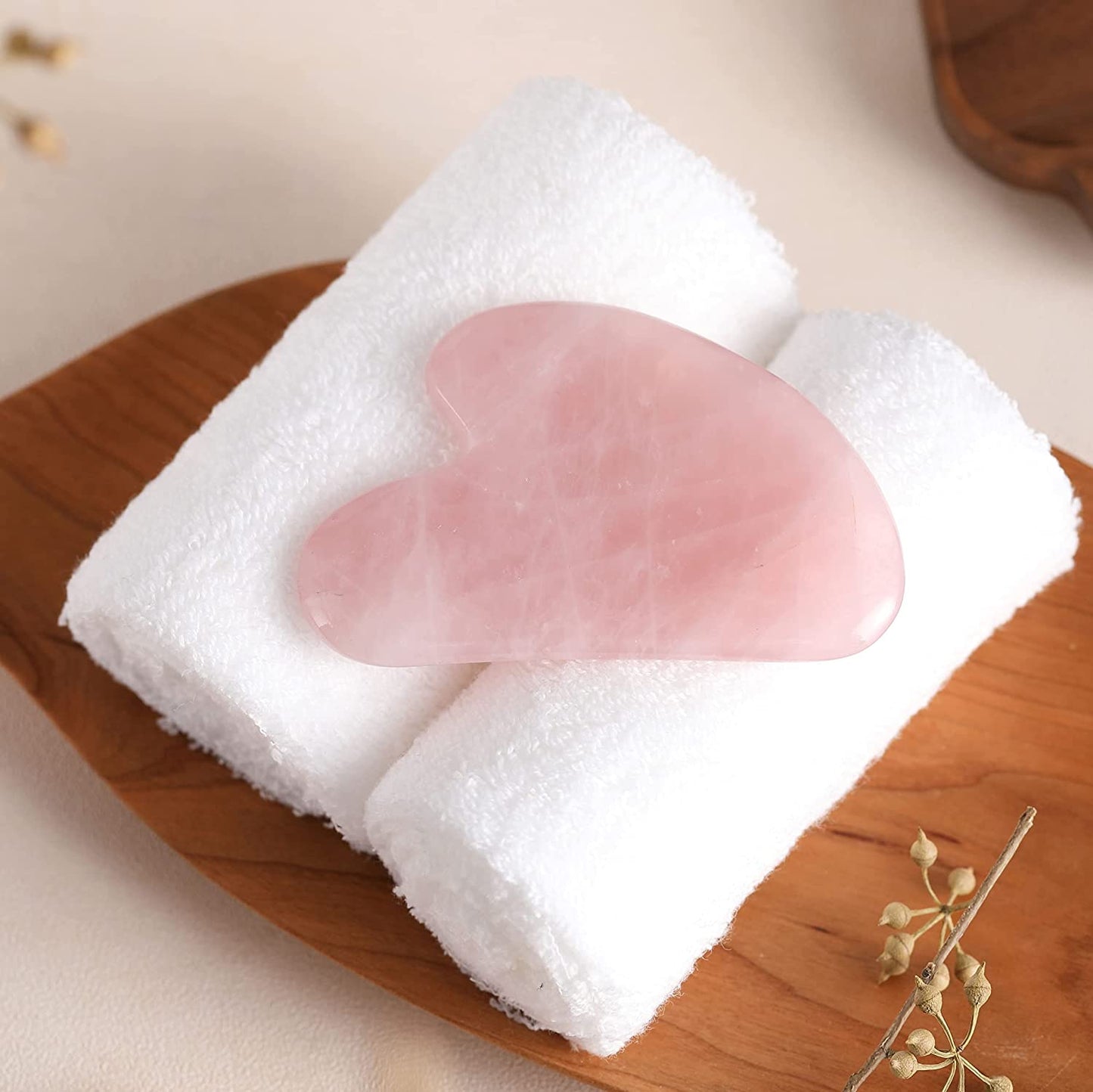 GUASHAPE Gua Sha Facial Tools, Face Stone, Natural Rose Quartz Gua Sha Stone, Guasha Tool for Face Sculpting, Shaping, Reduce Puffiness, Tension Relief, Gua Sha Massage Tool for Face, Eyes and Body Health & Beauty > Personal Care > Cosmetics > Cosmetic Tools > Skin Care Tools GUASHAPE   