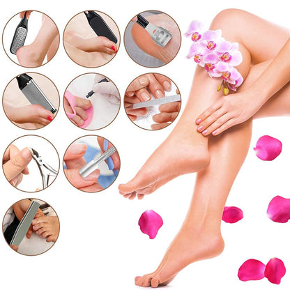Professional Pedicure Kit 15 Pcs,Vnina Pedicure Tools Set,Nail Tools Supplies Set, Foot Scrub Deadskin Callus Remover, Stainless Steel Foot File Pedicure Supplies for Men Women Care Health & Beauty > Personal Care > Foot Care Vnina   