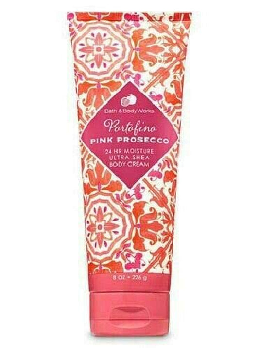 Bath and Body Works Portofino Pink Prosecco Ultra Shea Body Cream 8 Ounce Health & Beauty > Personal Care > Cosmetics > Bath & Body Bath & Body Works   