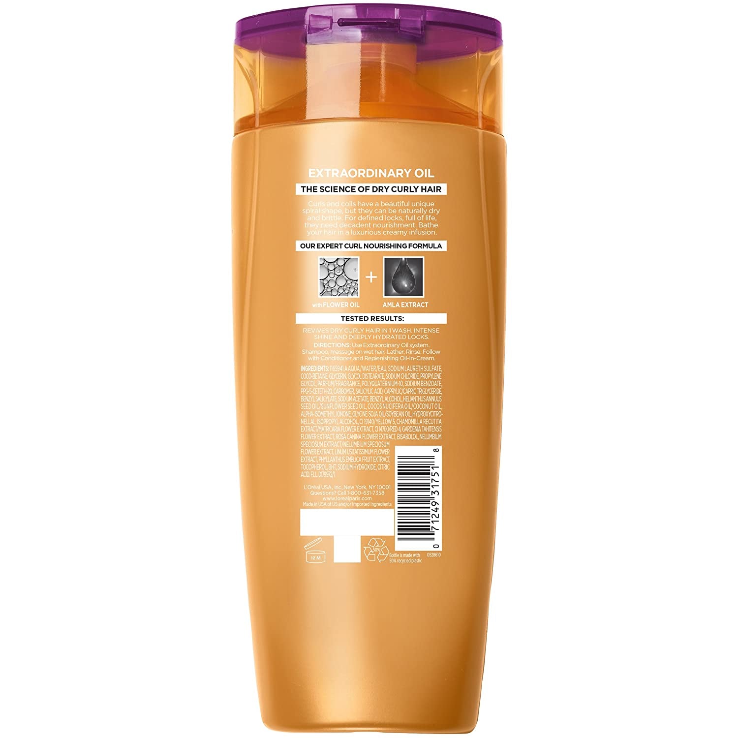 L'Oreal Paris Hair Care Advanced Extraordinary Oil Curls Shampoo, 12.6 Fluid Ounce Health & Beauty > Personal Care > Hair Care L'Oreal Paris   