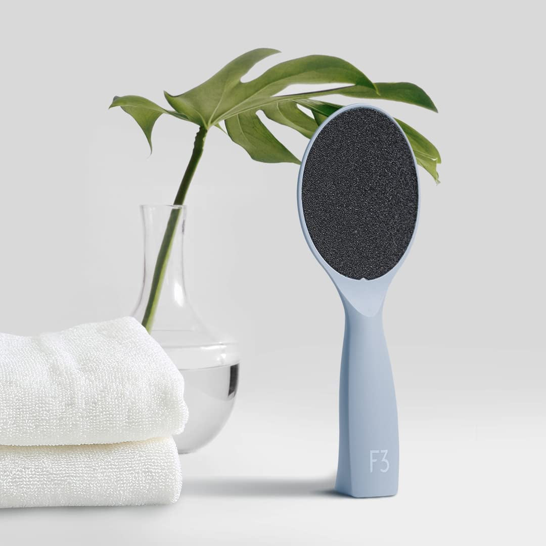 F3 Systems, Self-Standing Emery Foot File, Double-Sided Pedicure Tool, Effective for Cracked Heel, for Wet & Dry Feet, Pedicure, Hygienic Exfoliating, Callus Remover, Foot Scrubber, Professional Care Health & Beauty > Personal Care > Foot Care F3 systems   