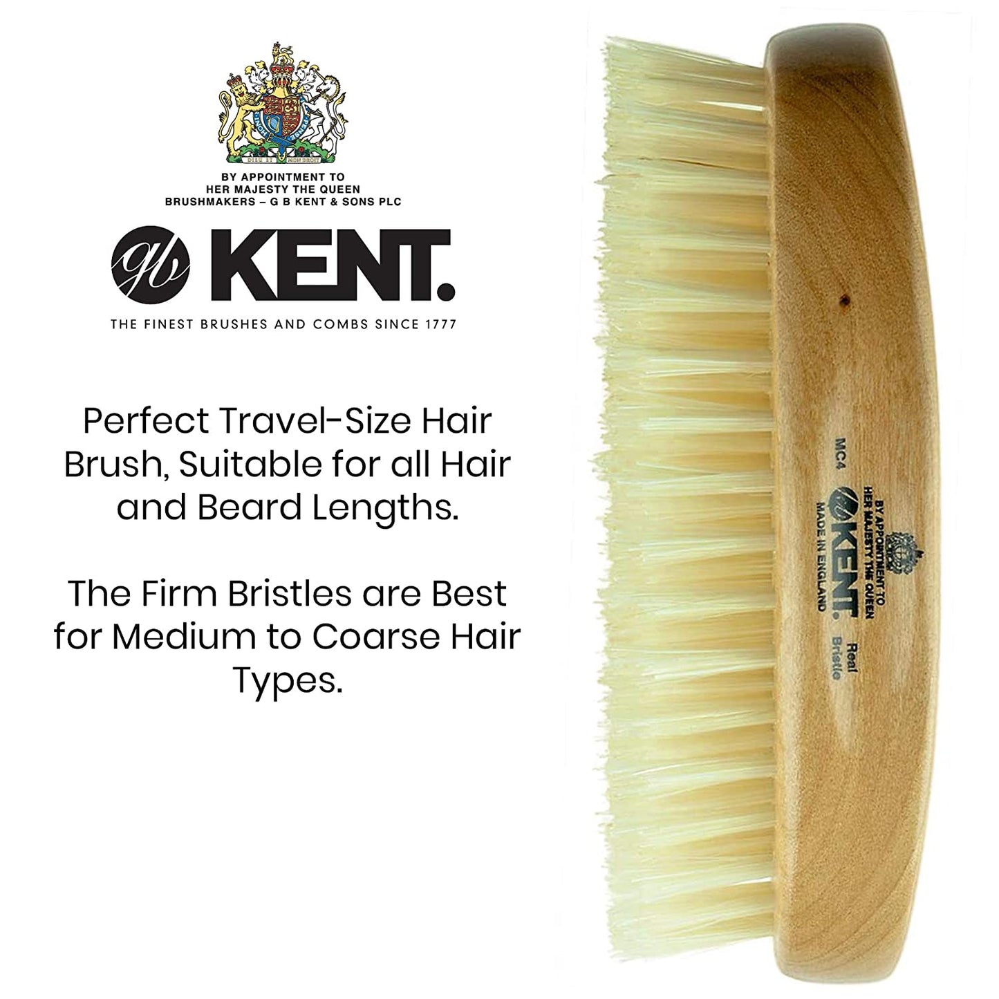 Kent MC4 Finest Men'S Hair Brush and Facial Brush for Beard Care. Exfoliating Natural Boar Bristle Brush + Kent LPC3 Hair Brush Cleaner. Best Hair Care Kit for Men Health & Beauty > Personal Care > Hair Care KENT   