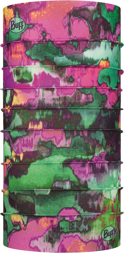 BUFF Coolnet Uv+ Multifunctional Headwear and Face Mask, Bright Pattern Design Apparel & Accessories > Clothing Accessories > Headwear BUFF Flora Camo One Size 
