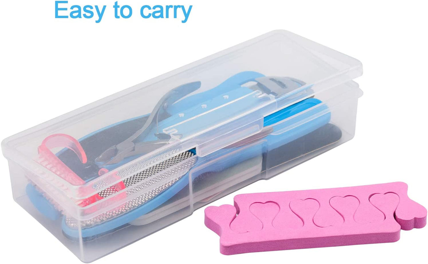 EAONE Professional Pedicure Tools Set, 20 in 1 Foot Files Callus Remover for Feet, Stainless Steel Foot Scrubber Rasp Heel Dead Skin Removal Pedicure Kit for Women and Men Foot Care at Home and Salon Health & Beauty > Personal Care > Foot Care EAONE   