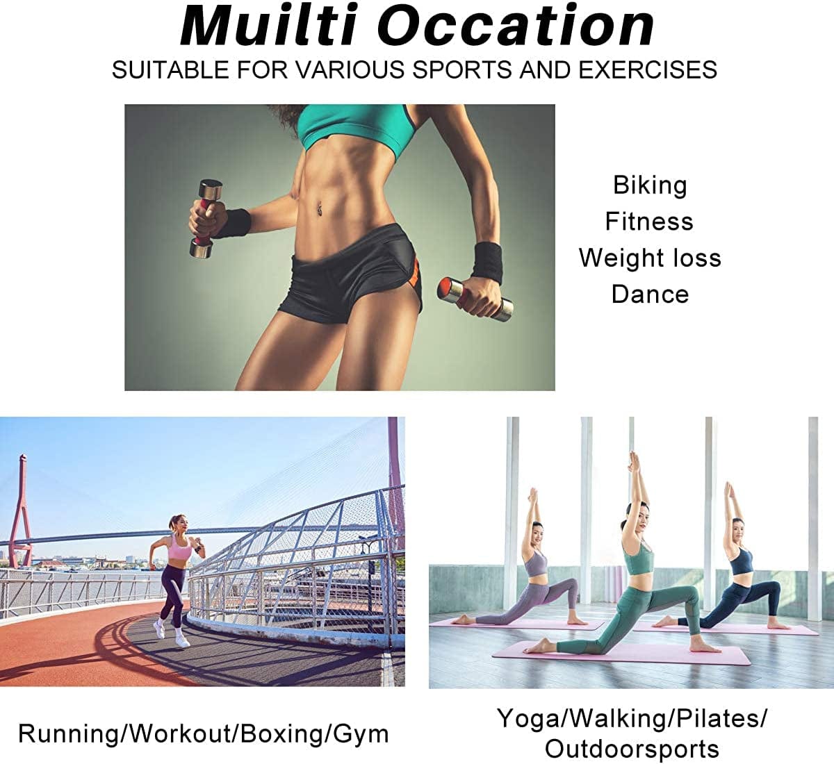 Becfort Women Padded Sports Bra Longline Tank Tops Fitness Workout Running Gym Yoga Bra