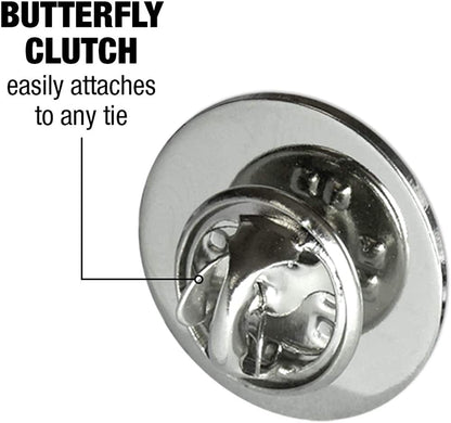 Bee on Honeycomb Metal 0.75" Lapel Hat Pin Tie Tack Pinback
