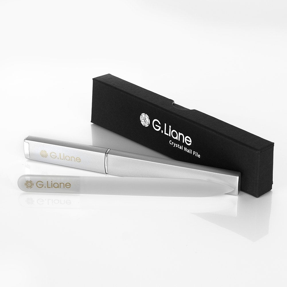 Best Crystal Nail File Set – G.Liane Professional Nail File Manicure Pedicure Kit for Natural Nails Acrylic Nails Gels Nails Manicure Tools for Home and Salon (Clear Pointed) Health & Beauty > Personal Care > Cosmetics > Cosmetic Tools > Nail Tools G.Liane   