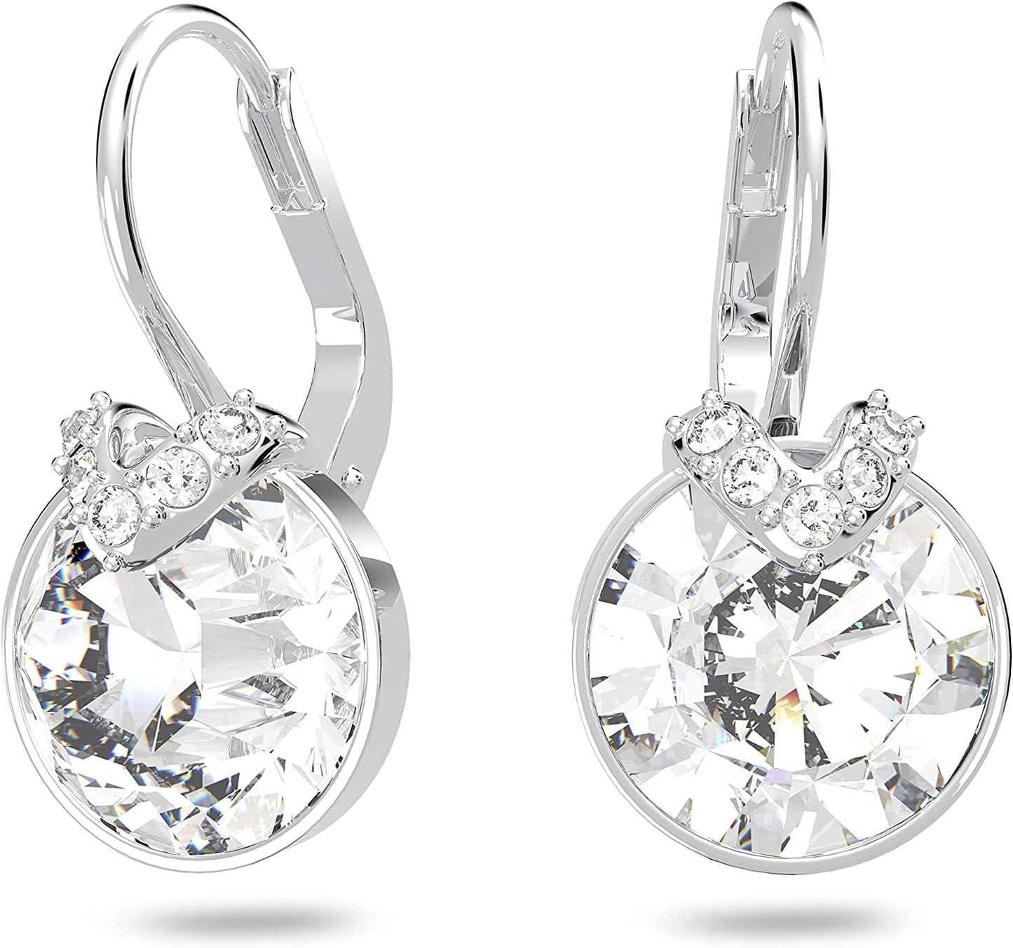 Bella Earrings Jewelry Collection, Gray Crystals, Pink Crystals, Clear Crystals Clear Crystals