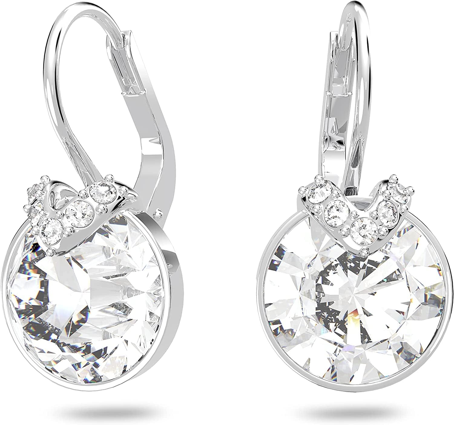 Bella Earrings Jewelry Collection, Gray Crystals, Pink Crystals, Clear Crystals Clear Crystals