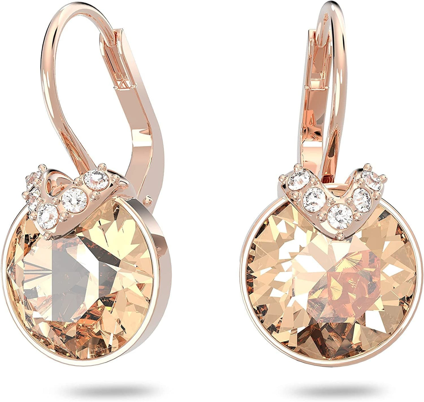 Bella Earrings Jewelry Collection, Gray Crystals, Pink Crystals, Clear Crystals Pink Crystals