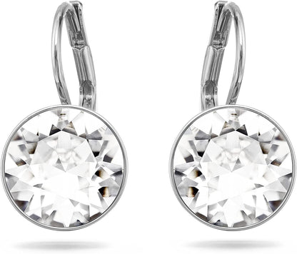 Bella Earrings Jewelry Collection, Gray Crystals, Pink Crystals, Clear Crystals Mini Clear Round Crystals