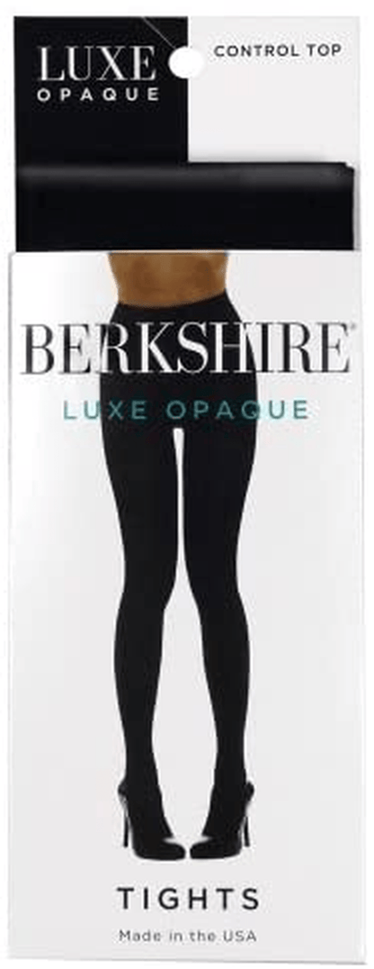 Berkshire Women'S Luxe Opaque Control Top Tights Apparel & Accessories > Clothing > Underwear & Socks > Shapewear Berkshire White Petite 