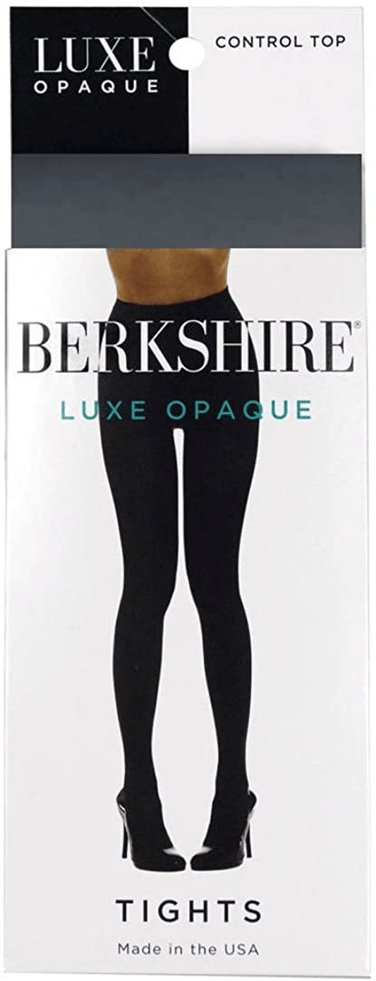 Berkshire Women'S Luxe Opaque Control Top Tights Apparel & Accessories > Clothing > Underwear & Socks > Shapewear Berkshire Women's Hosiery Dark Grey Medium 