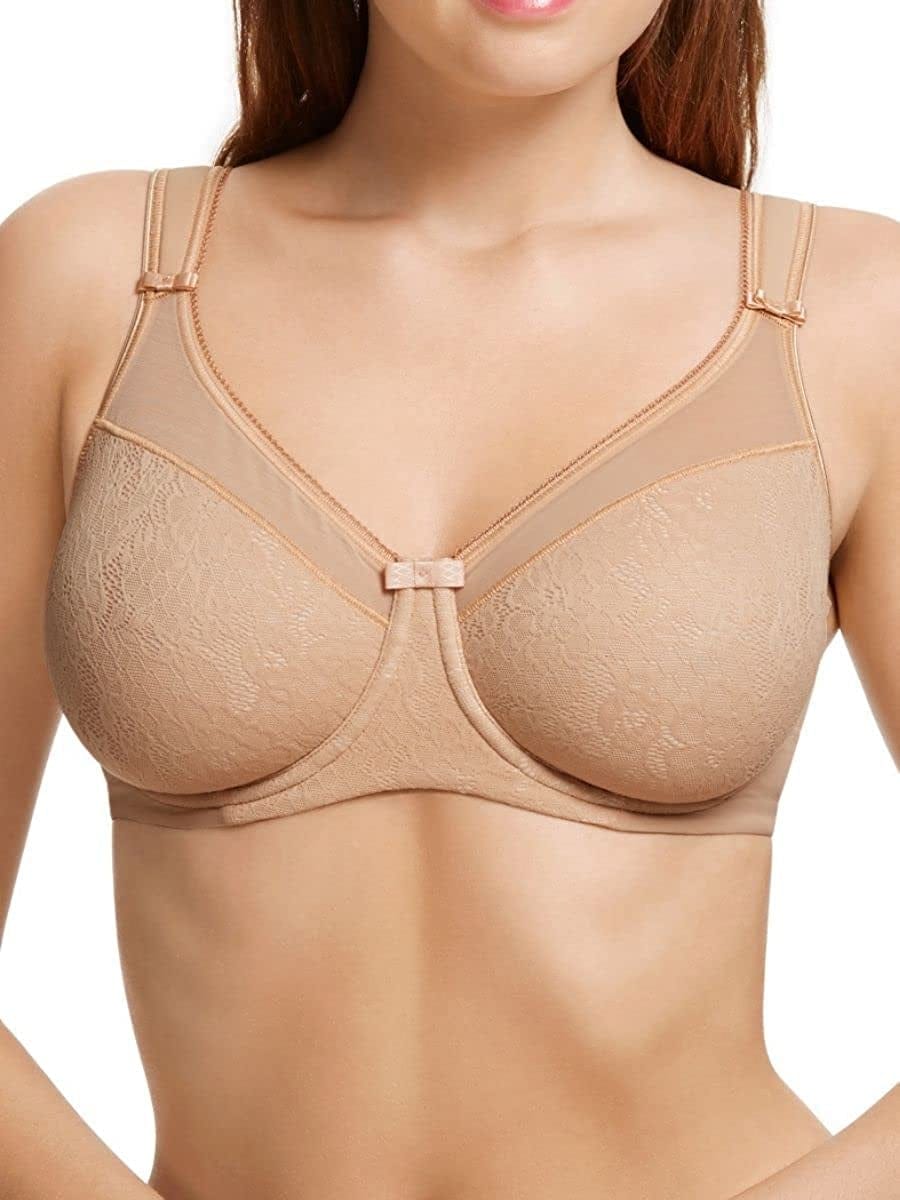Berlei Women'S Beauty Everyday Minimizer Bra Nude Beige / 40D