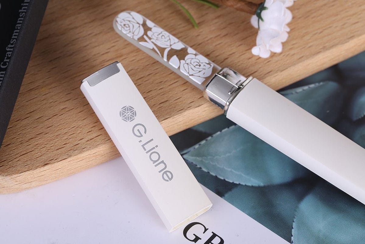 Best Crystal Nail File Set – G.Liane Professional Nail File Manicure Pedicure Kit for Natural Nails Acrylic Nails Gels Nails Manicure Tools for Home and Salon (Rose White) … Health & Beauty > Personal Care > Cosmetics > Cosmetic Tools > Nail Tools G.Liane   