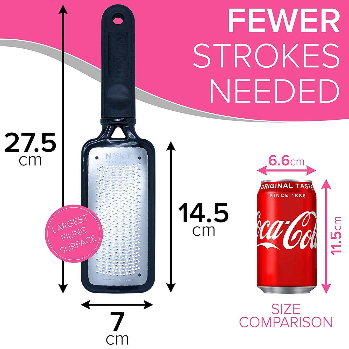 Pedicure Rasp for Dry Hard Skin - BEST SELLING Foot File GENUINE MEGAFILE Heel Care Callus Remover Dry Dead Skin Egg Corn Sander Scrubber Pumice Stone Alternative Ped Pedi Grater Files Add on Item Health & Beauty > Personal Care > Foot Care NYK1   