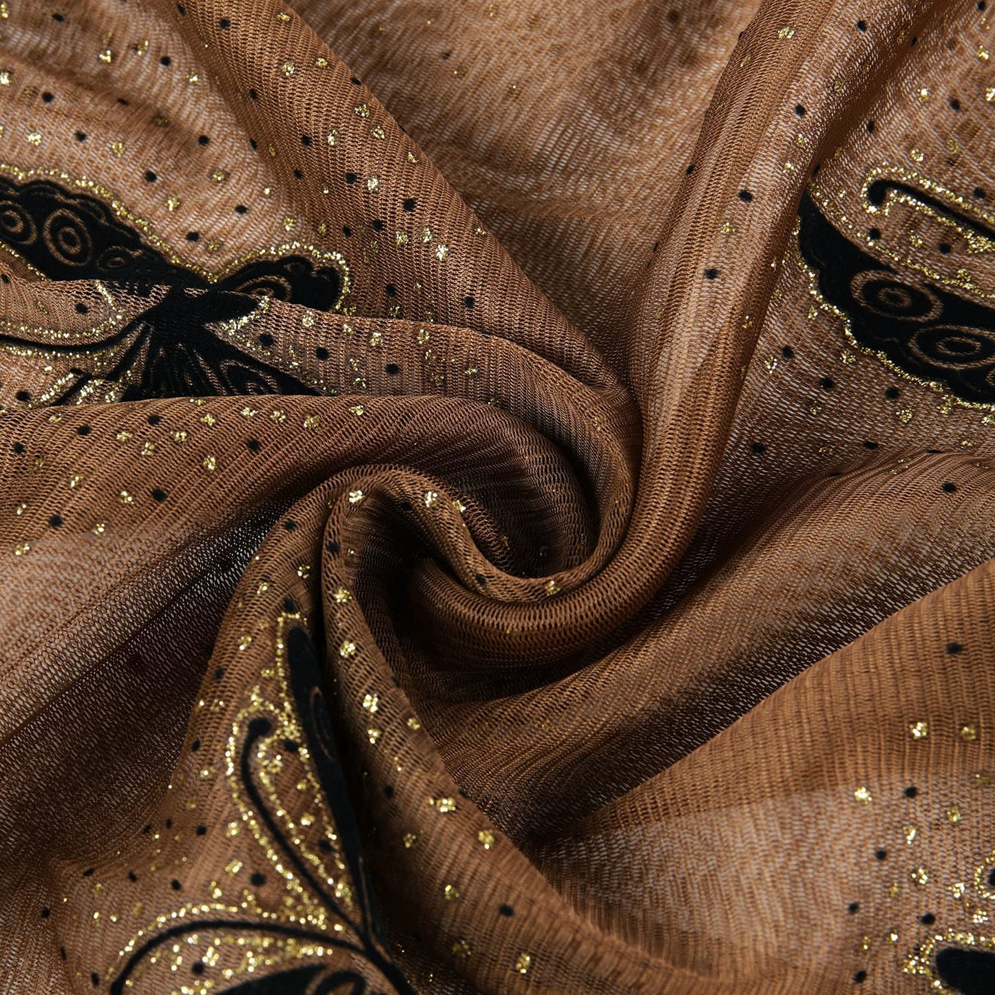 GERINLY Women Scarves Cute Butterflies Sheer Chiffon Scarf Soft Travel Wedding Shawl Evening Wrap for Party Apparel & Accessories > Clothing Accessories > Scarves & Shawls GERINLY   