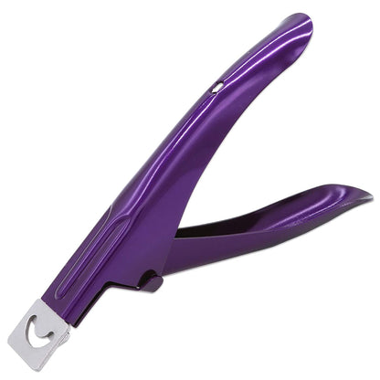 PANA USA Professional Stainless Steel Acrylic Nail Tips Clipper Cutter - False Nails/Fake Nails/Artificial Nails Trimmers for Nail Manicure Pedicure, Clip Tool for Home Nail Art DIY (Silver) Health & Beauty > Personal Care > Cosmetics > Cosmetic Tools > Nail Tools Pana Metallic Purple  