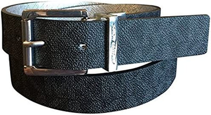 Michael Kors Women'S Silver Tone Buckle Wide Reversible Belt Black Silver M Apparel & Accessories > Clothing Accessories > Belts Michael Kors   