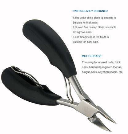 Toe Nail Clippers Tool for Thick Nails and Ingrown Toenails (Heavy Duty Toenail Clippers), One of the Large Nail Nipper,Especially Suitable for Seniors Health & Beauty > Personal Care > Cosmetics > Cosmetic Tools > Nail Tools Horsebang   