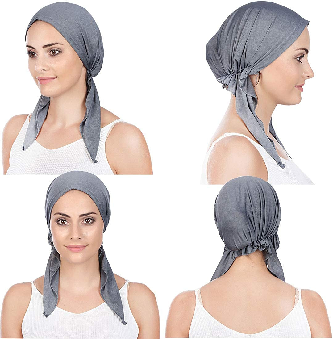 Lucky Staryuan ® 3Pack Summer Thin Chemo Hat Turban Headscarves for Women Cancer Headwear Apparel & Accessories > Clothing Accessories > Headwear Lucky staryuan   