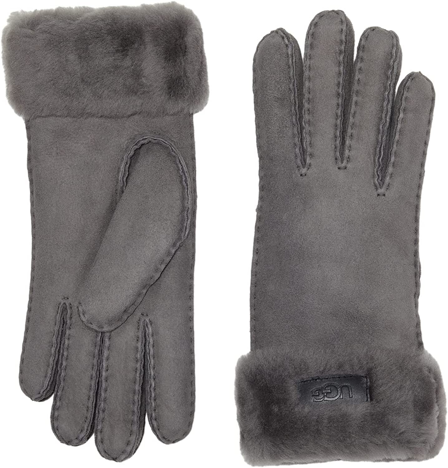 UGG Womens Turn Cuff Glove Apparel & Accessories > Clothing Accessories > Gloves & Mittens UGG Metal Medium 